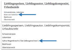 "Lieblingsautor" von Manfred Haimbuchner: früher Ernst von Salomon, jetzt Sahra Wagenknecht (Website Land Oberösterreich)