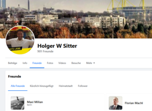 Holger W Sitter mit Florian Machl auf FB