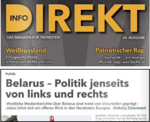 Info-Direkt 24, 2018: "Weißrussland – Erfolgreiche Politik"