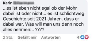 Karin B. "Mohr Geschichte seit 2021 Jahren"