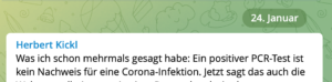 Kickl behauptet, positiver PCR-Test sei kein Nachweis für Corona-Infektion (TG 24.1.21)