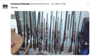 Twitter Extreme Chromokids (Koseda): Waffensammlung