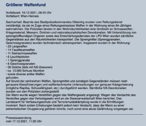 Aussendung LPD Wien 17.12.21