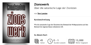 Landon-Buch "Zionswerk"