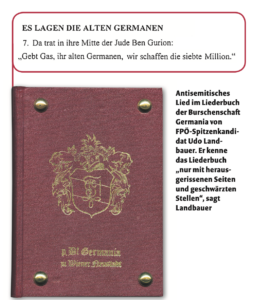 Liederbuch der Germania Wr. Neustadt (Falter 4/18, S. 13)