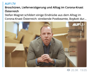 Magnet aus dem "Corona-Knast" Österreich