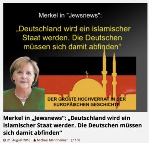Mannheimer erfindet Merkel-Aussage: "Deutschland wird ein islamischer Staat werden."