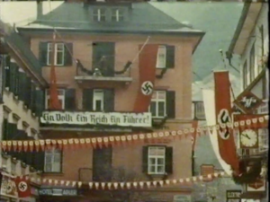 NS-Propaganda in Landeck (Screenshot Video Landeck 1923-1945)