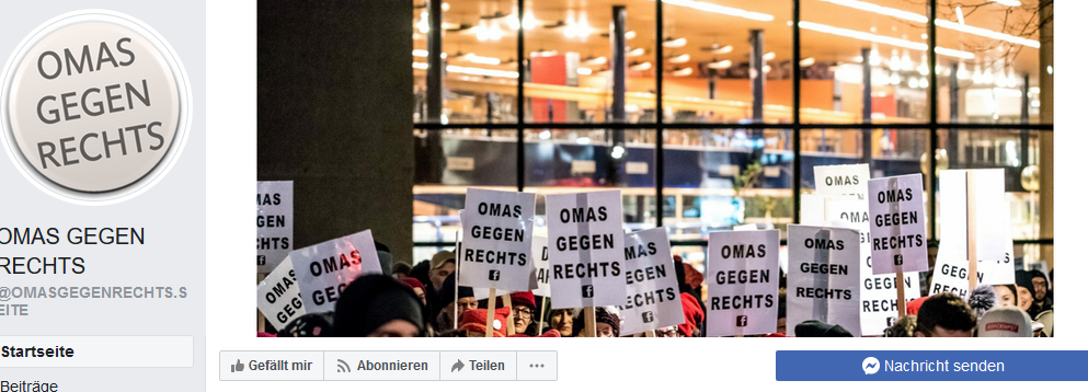 Facebook-Auftritt Omas gegen Rechts