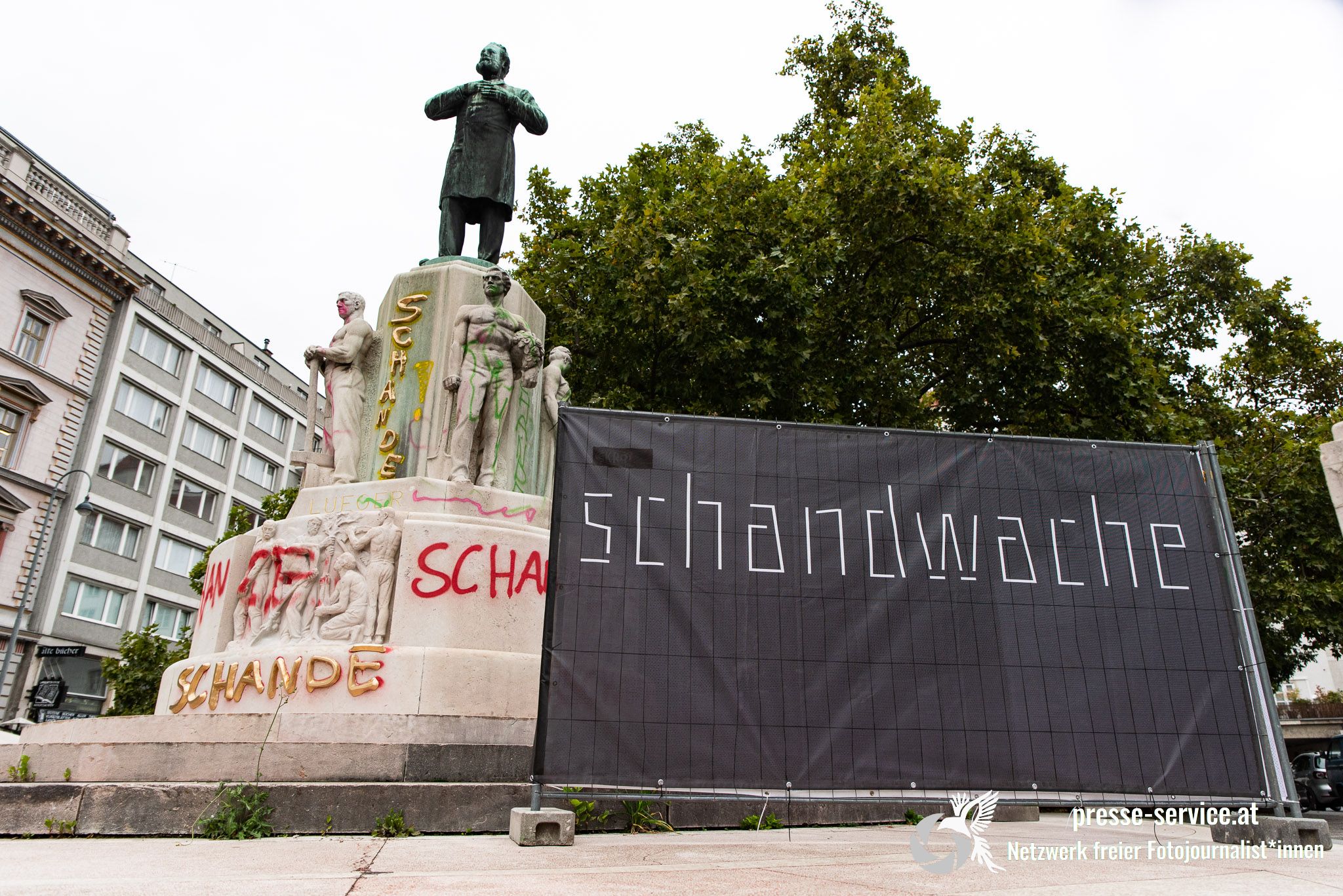 "Schandwache" (Presseservice Wien)