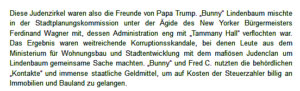 Presselügenclub über Donald Trump und dessen Vater