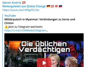 QAnon Austria: Militärputsch Myanmar: Verbindungen zu Soros und Clinton