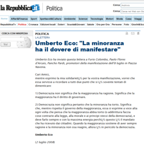 Repubblica Eco 2008 Original