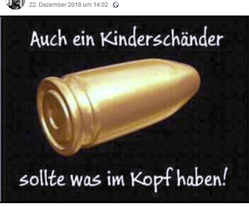 Kinderschänder (Screenshot FB-Profil Roland H.)