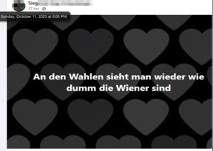 "wie dumm die Wiener sind"