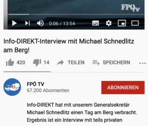 Interview Info-Direkt mit Schnedlitz auf FPÖ-TV