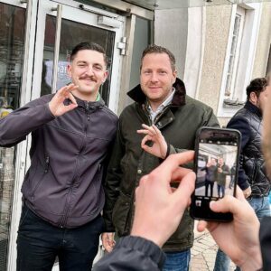 Schuch und Schnedlitz mit White Power (25.2.22 in Gänserndorf)