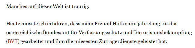 Siegfried M. über KH Hoffmann: "Verräter"
