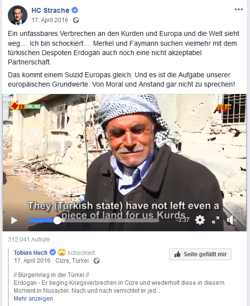 Strache: "Suizid Europas" + "Bürgerkrieg"