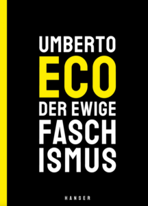 Umberto Eco: Der ewige Faschismus (Cover)