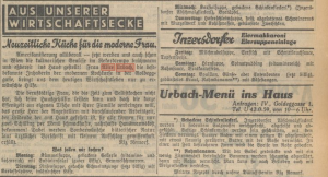 Urbach-Menü ins Haus (Neues Wiener Journal 31.1.1932)