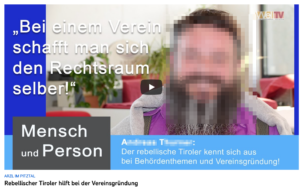 T: "Bei einem Verein schafft man sich einen eigenen Rechtsraum selber!" (Screenshot Video WeltTV)