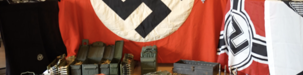 NS-Devotionalien und Waffen im Neonazi-Netzwerk von Peter B. (Quelle: BM.I)