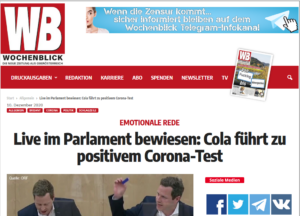 Wochenblick: feiert Schnedlitz Cola-Test ab