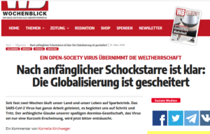 Wochenblick: "Globalisierung gescheitert"