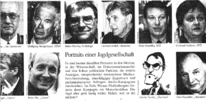 "Zur Zeit" bezeichnet Karl Pfeifer und andere als "Jagdgesellschaft"
