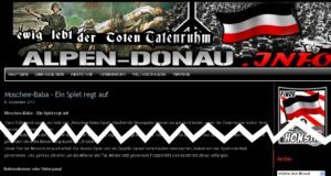 alpen-donau.info: Bewirbt Moschee-Baba-Spiel der FPÖ (Sept. 2010)