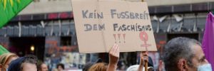 Antifaschistische Solidaritätskundgebung (Foto Presseservice Wien)