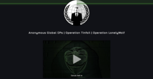 Anonymous grüßt auf Hildmanns Website