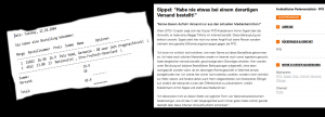 2004 bestellte ein Armin Sippel beim rechten Aufruhr-Versand, wie ein Leak belegt. In einer Presseaussendung aus 2009 bestreitet, ein offenbar ganz anderer, Armin Sippel, dies vehement.