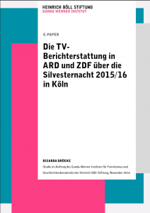 Die TV-Berichterstattung in ARD und ZDF über die Silvesternacht 2015/16 in Köln (externer Link, PDF)