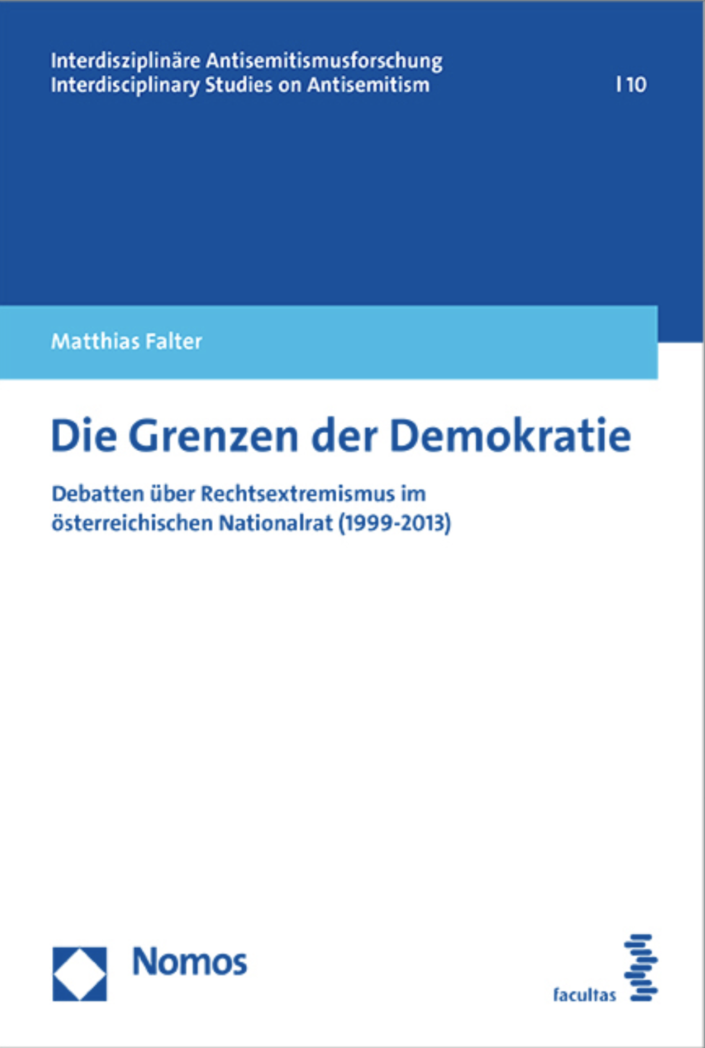 Cover Matthias Falter: Die Grenzen der Demokratie