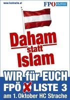 FPÖ-Plakat: Daham statt Islam