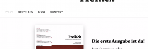 Freilich-Magazin Website