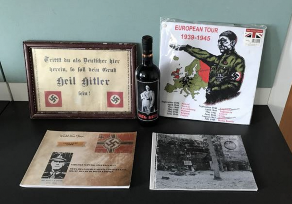 Nazi-Devotionalien im Büro (Gmünd; Foto: LPD NÖ)