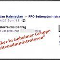 Die geheimen FPÖ Seitenadministratoren (Teil 1)