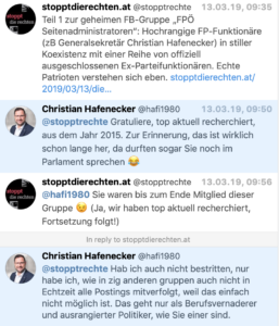 "Berufsvernaderer", "ausrangierter Politiker" – Hafenecker über SdR, respektive Karl Öllinger