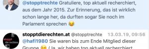 "Berufsvernaderer", "ausrangierter Politiker" – Hafenecker über SdR, respektive Karl Öllinger