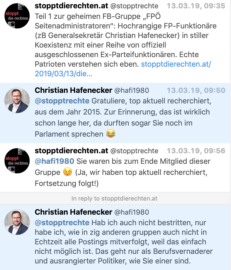 "Berufsvernaderer", "ausrangierter Politiker" â€“ Hafenecker Ã¼ber SdR, respektive Karl Ã–llinger