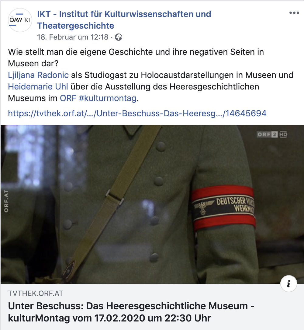 Das HGM im kulturMontag