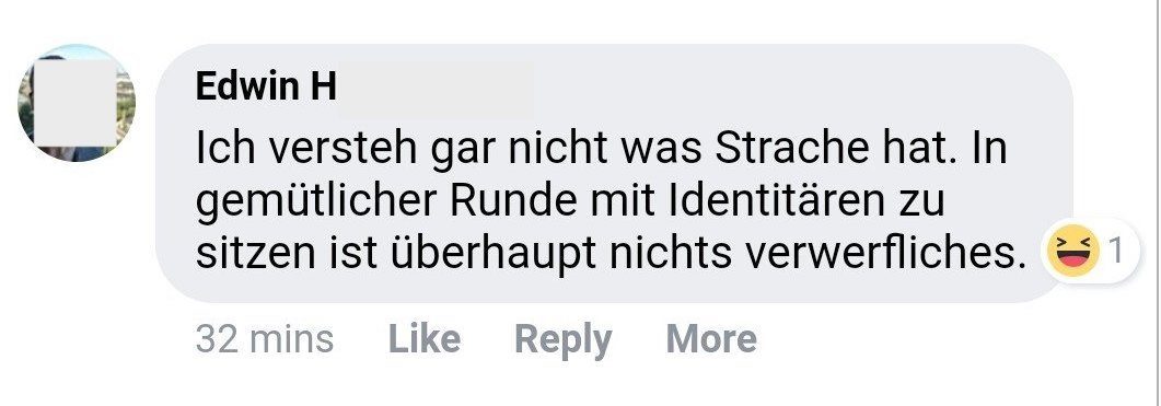 Traurige Identitäre 1 (Screenshot Facebook ©FPÖ Fails)