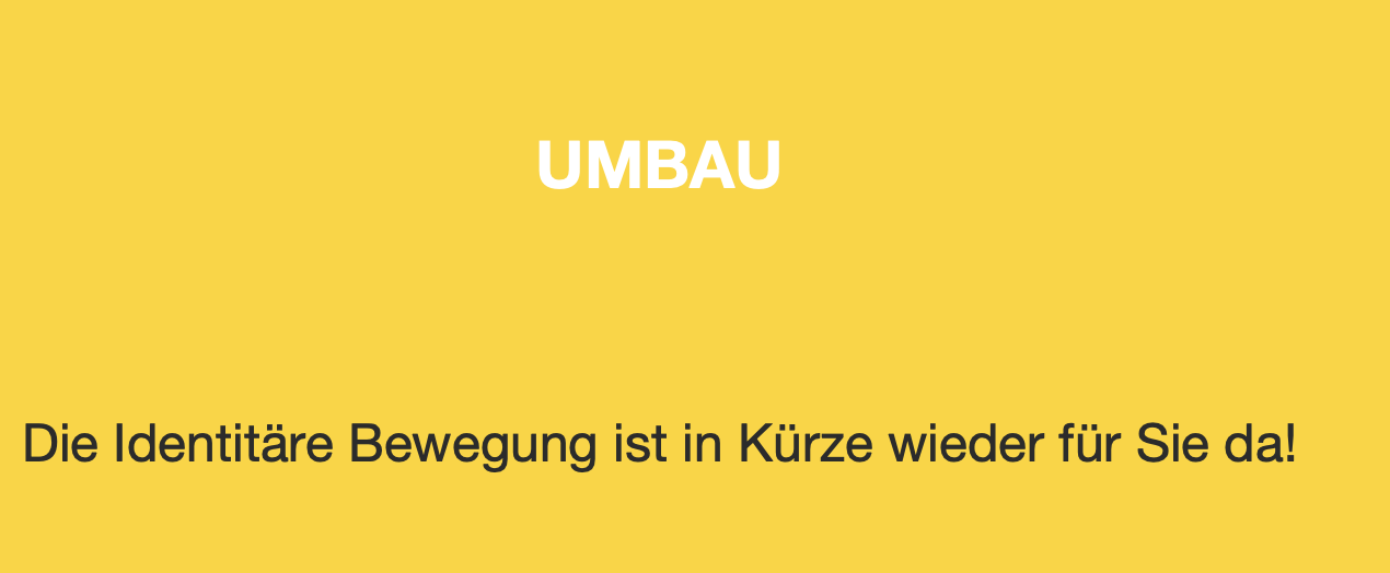 Die Identitären im Umbau