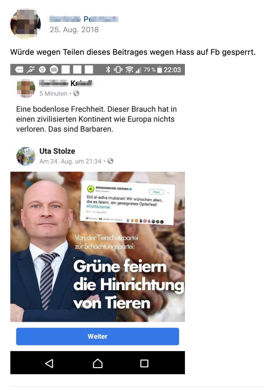 K. auf Facebook gesperrt (Screenshot vk.com)