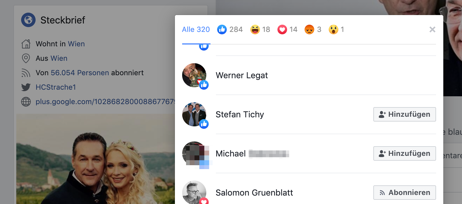Like für Strache/DAÖ: Werner Legat, Stefan Tichy