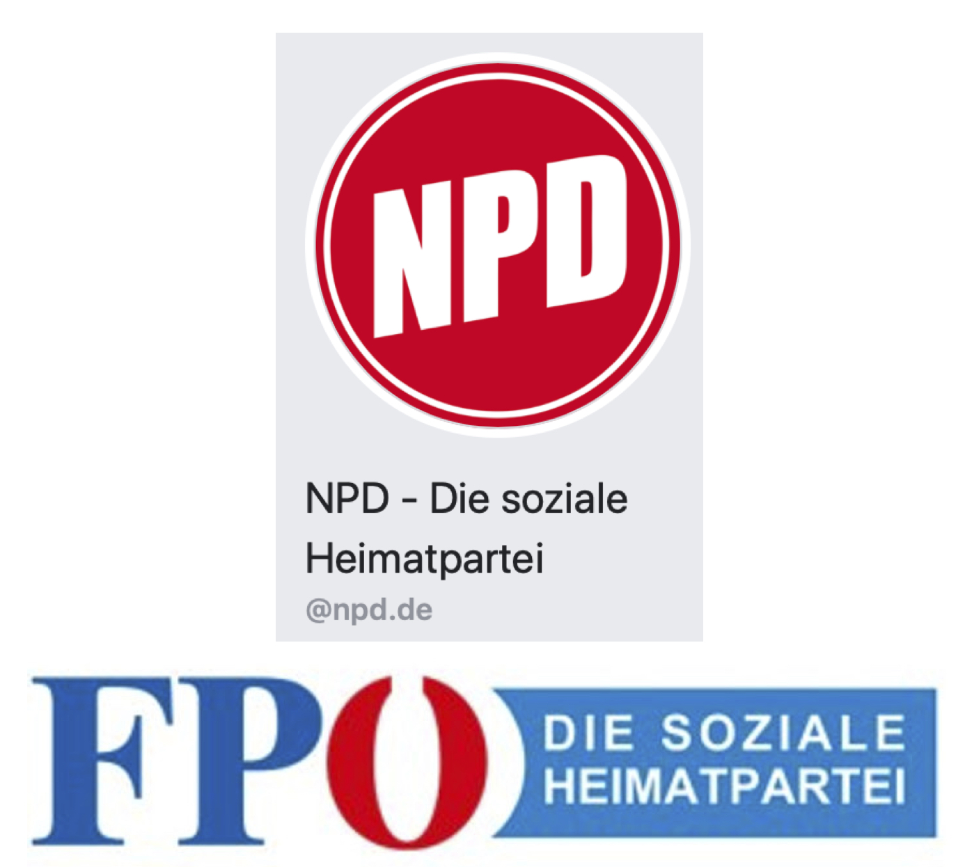 2x Soziale Heimatpartei – NPD und FPÖ