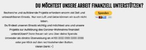 Spenden "Österreich ist frei": "Nur von Luft und Liebe können wir auch nicht leben."